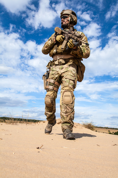 Солдат группы специального назначения армии США
 - Фото, изображение