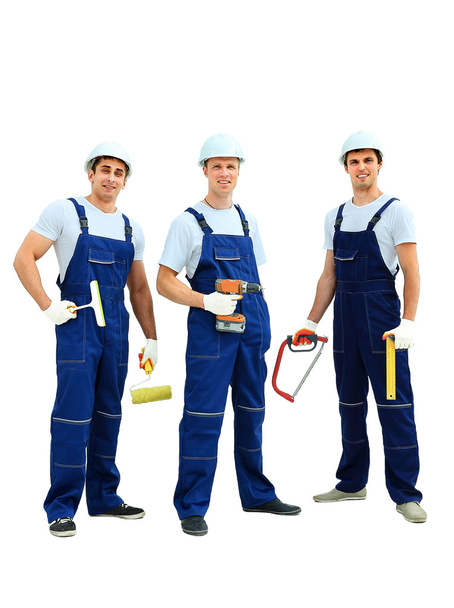 Group of professional industrial workers - Photo, image