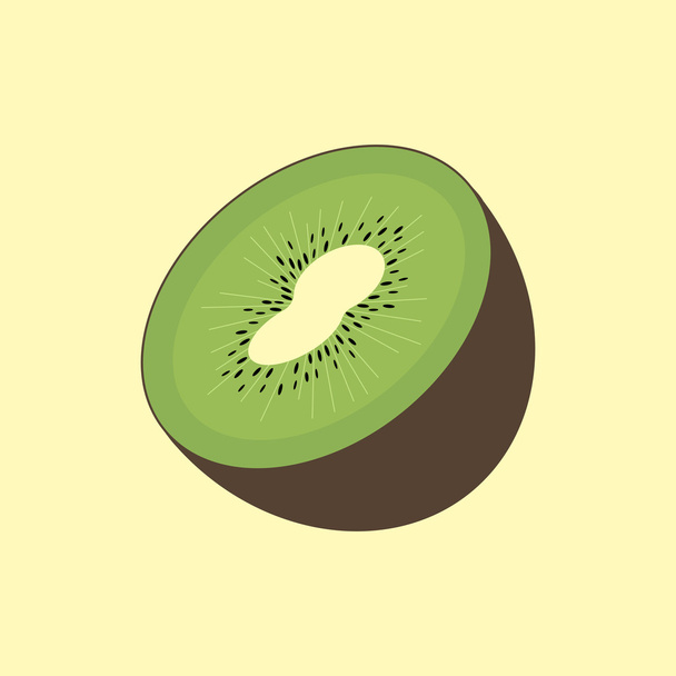 Ikona ovoce kiwi - Vektor, obrázek