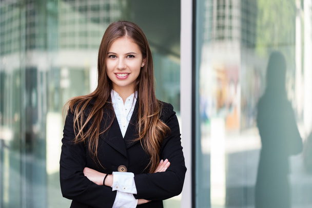 young smiling businesswoman - Foto, immagini