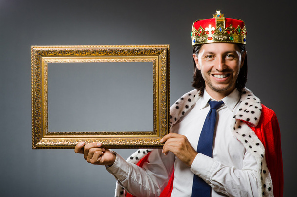 王の概念の若い王の実業家 - 写真・画像