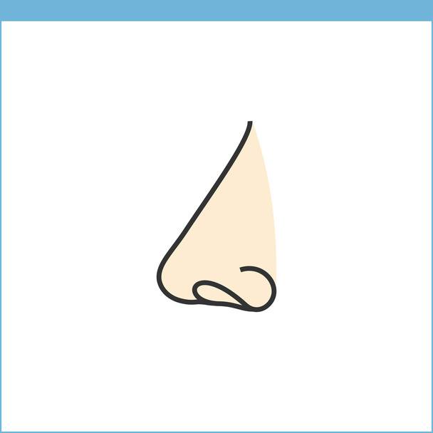 Nose vector icon - Vector, Image