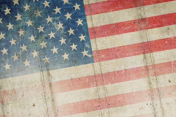 grunge amerykańska flaga - Zdjęcie, obraz