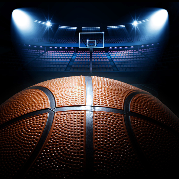 Basketball Arena Background - Фото, изображение