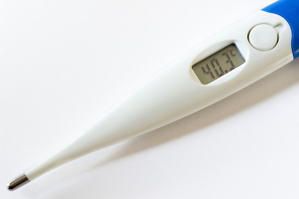 Detalhe de um termômetro
 - Foto, Imagem