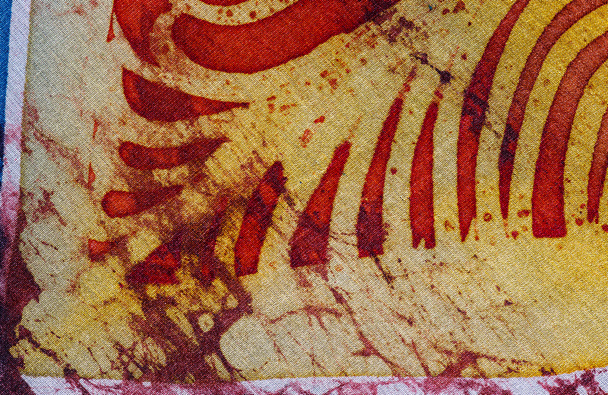 Abstracción, batik caliente, textura de fondo, hecha a mano en seda
 - Foto, imagen