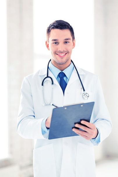 male doctor writing prescription - Photo, Image