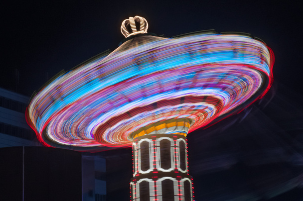 amusement park at night - Photo, Image