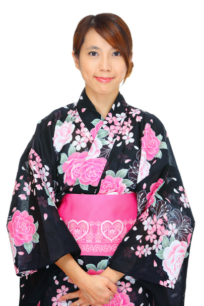 日本の着物の女性 - 写真・画像