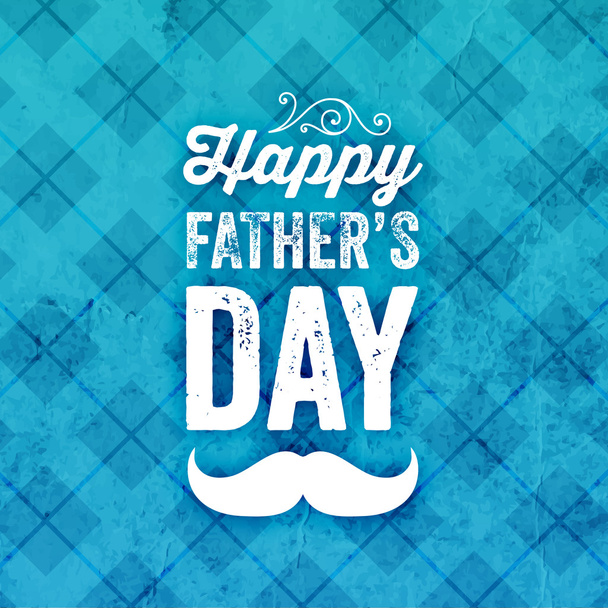 Happy Father's Day Card - Vector, Imagen