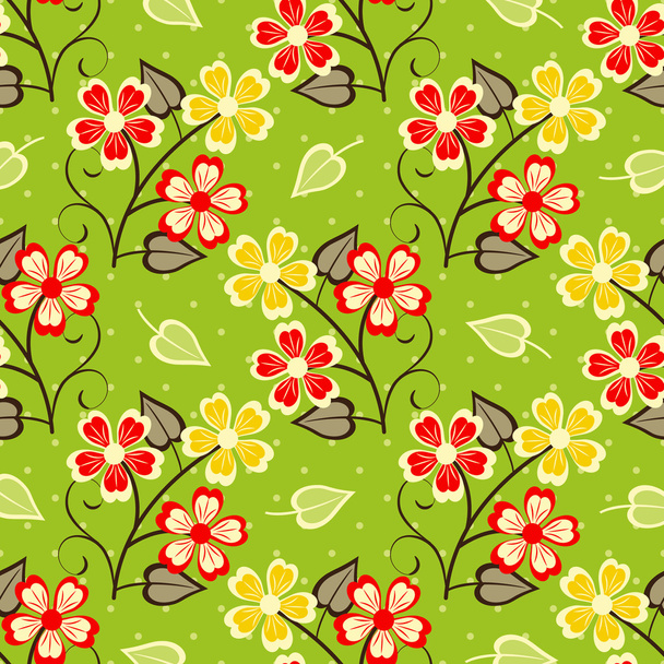 Abstract vector illustration of floral background - Vector, Image