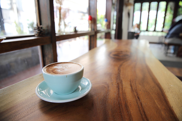 eine Tasse Cappuccino-Kaffee - Foto, Bild
