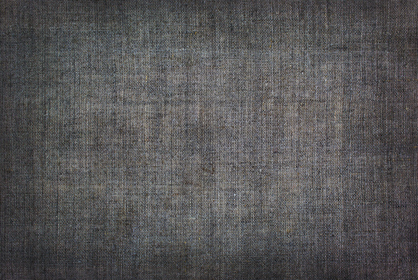  texture  dark linen fabric. burlap - Photo, Image