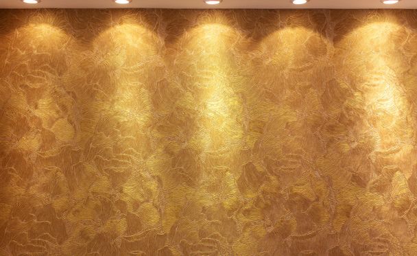 Candeeiros de iluminação de fundo de textura dourada para seu texto
. - Foto, Imagem