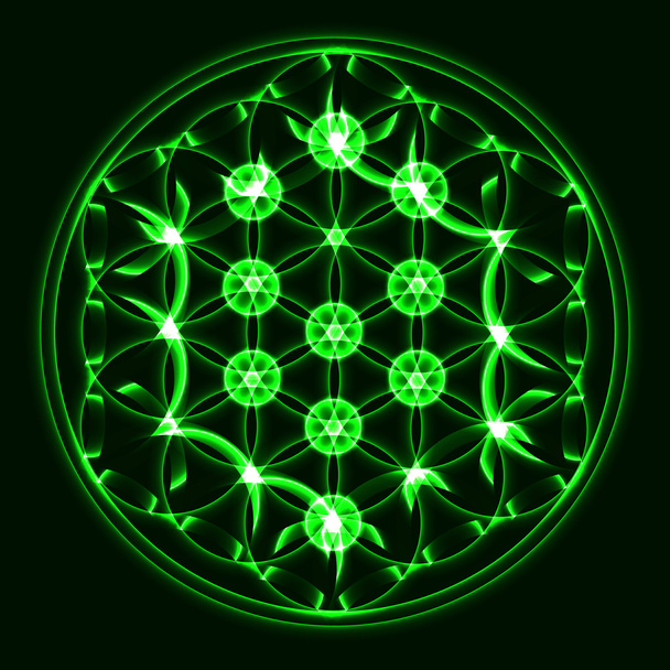 Vector Árbol de la Vida, símbolo de geometría sagrada
 - Vector, imagen