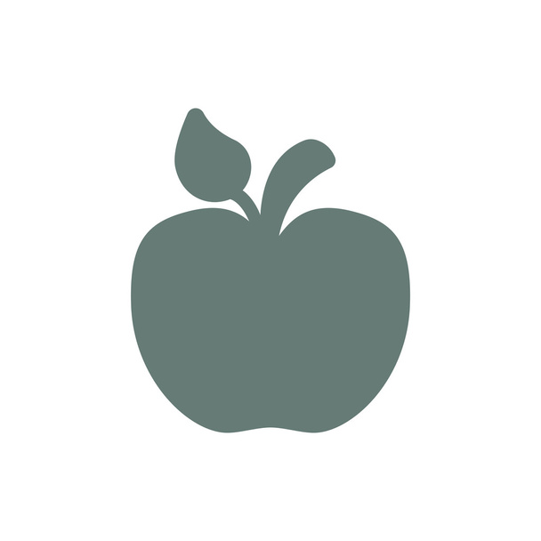 Apple icon. Concept flat style design illustration icon. - Photo, Image