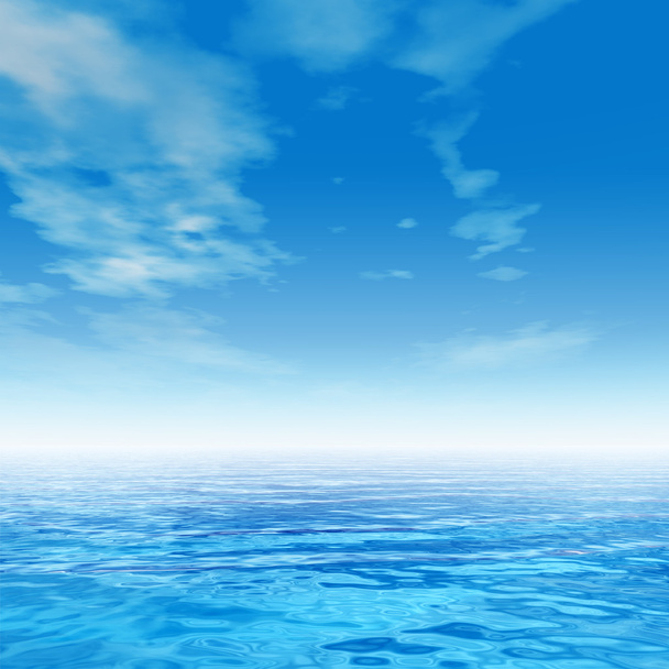 vlny oceánu vody a nebe - Fotografie, Obrázek