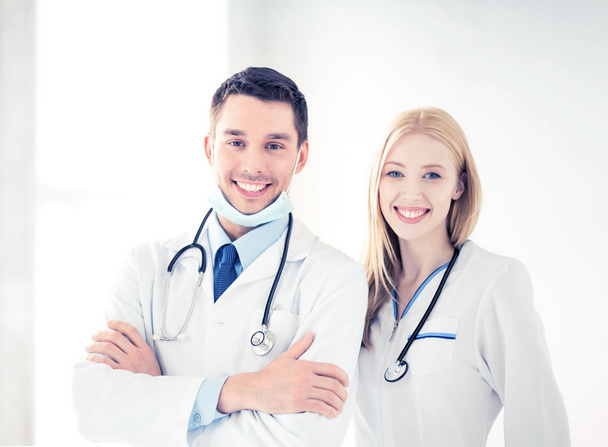 two young attractive doctors - Photo, Image