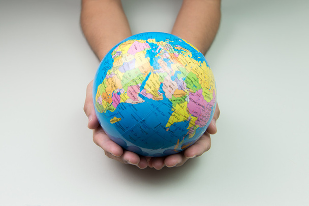 Hand hold a globe - Photo, Image