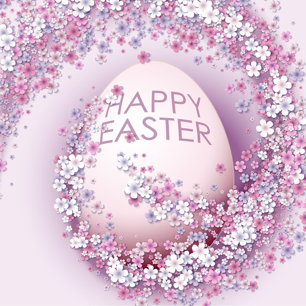 Happy Easter background - Vector, imagen
