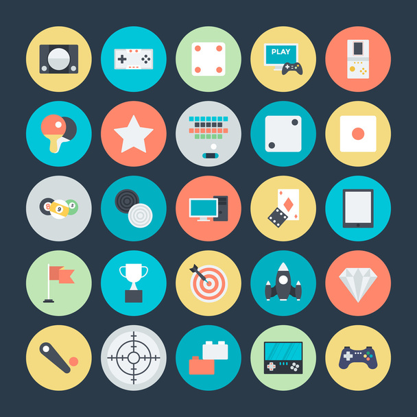 Icone vettoriali colorate da gioco 4
 - Vettoriali, immagini