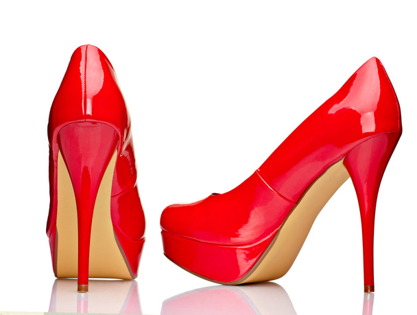 Red high heel shoes - Photo, Image