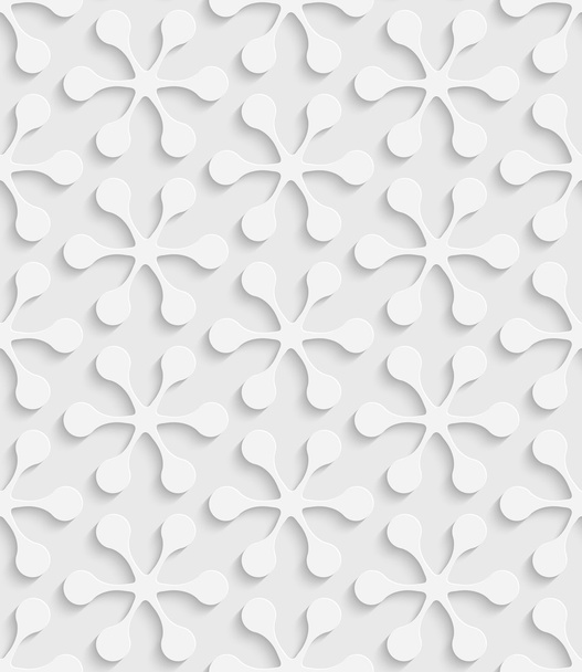 Seamless Snowflake Pattern - Vector, Image