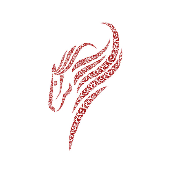 Pferd Logo Design, Vektorillustration. - Vektor, Bild