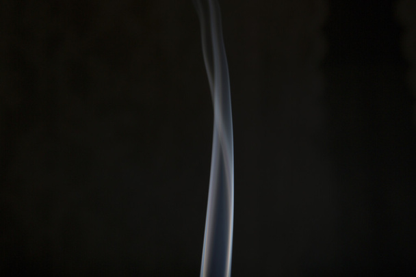 White smoke from aromatic stick - Photo, Image