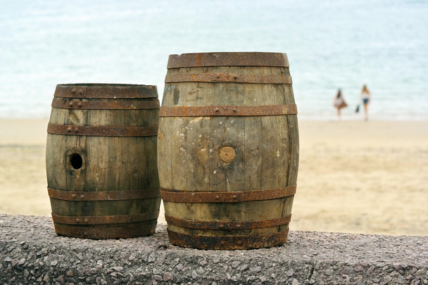 Barrels on the Beach - Photo, Image