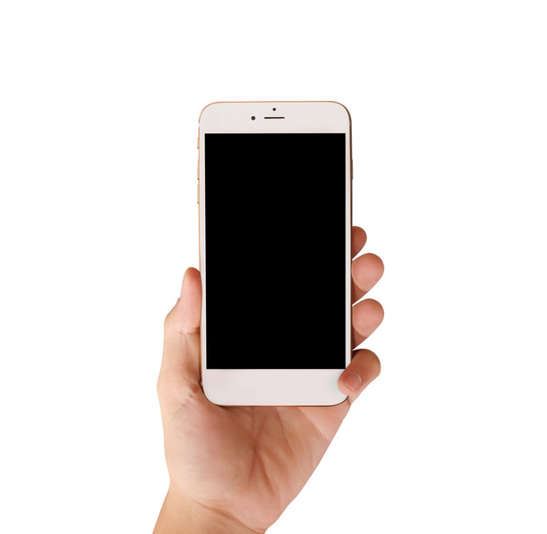 Touch smartphone in de hand - Foto, afbeelding