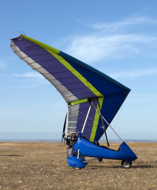 Blue hang-glider - Photo, Image