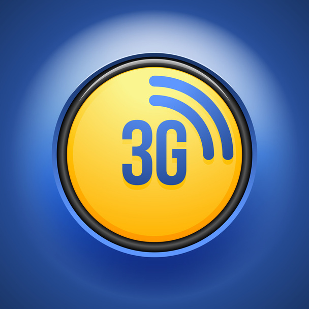 3G technologie bouton signe
 - Vecteur, image