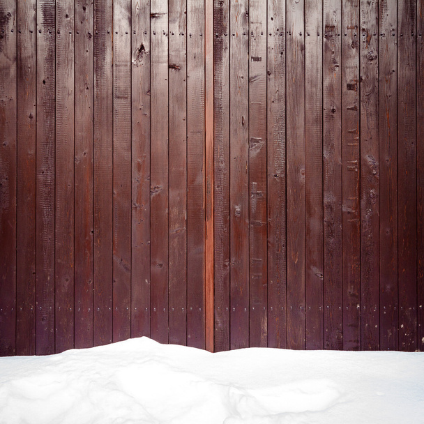 Old weathered wood fence - Foto, Imagen