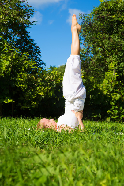 Yoga in the Park	 - Foto, afbeelding