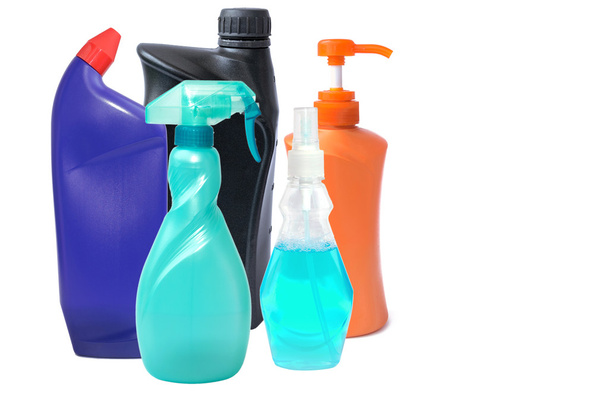 Kunststoffflasche für flüssige Produkte. - Foto, Bild