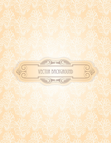Vintage floral seamless pattern. Vector. - Vector, Image