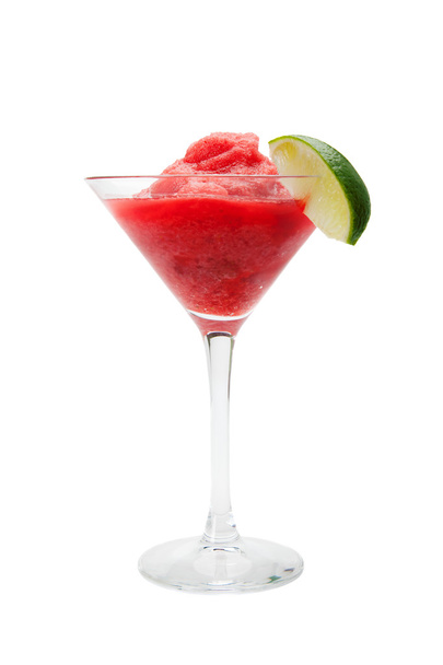 Strawberry daiquiri with lime - Foto, afbeelding