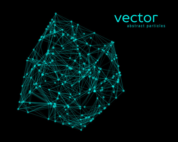 Abstract vector illustration of cube - Vector, Image