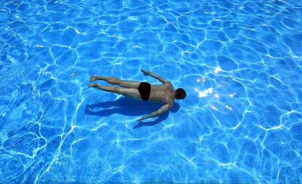 swimming in the pool - Photo, image