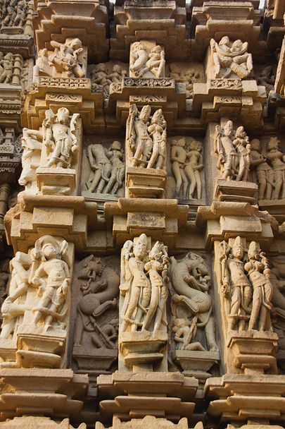 Wall Sculptures at Khajuraho - Photo, Image