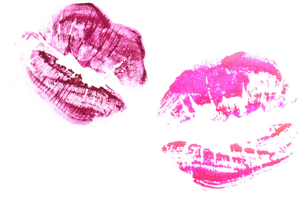 Mooie paarse lippen. - Foto, afbeelding