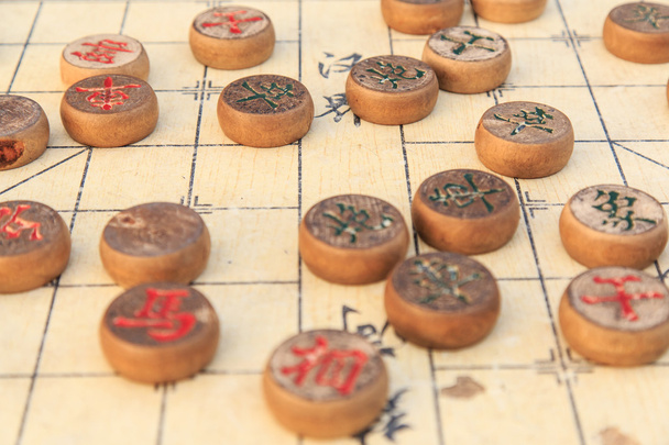 Xadrez tradicional chinês
 - Foto, Imagem