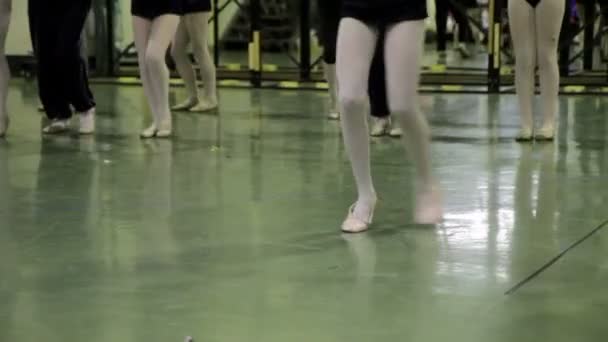 escuela de baile, chicas que prueban la coreografía de un ballet
 - Metraje, vídeo