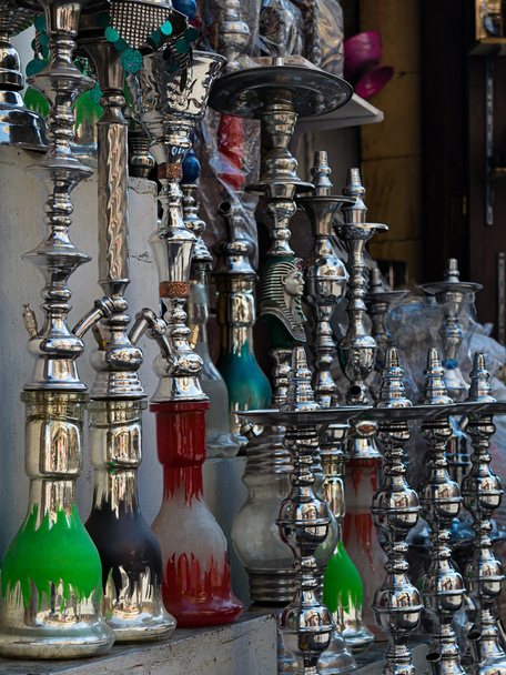 Магазин з продажу (водопроводів) кальян на Аль Moez-стріт, старий Каїр,  - Фото, зображення