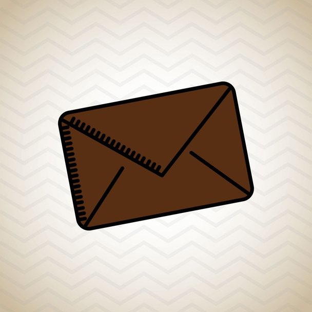 Diseño del icono de correo
 - Vector, Imagen