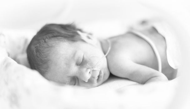 Bebé prematuro recién nacido niña
 - Foto, Imagen