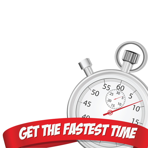 Fastest Time Stopwatch: Vector - Zdjęcie, obraz