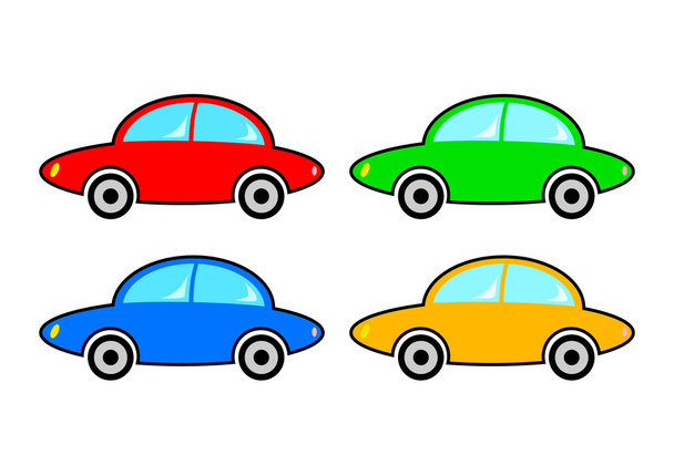 Collection of cars - Vector, Image