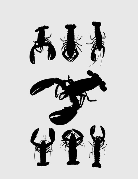 Scorpion Silhouettes Set - Vector, afbeelding